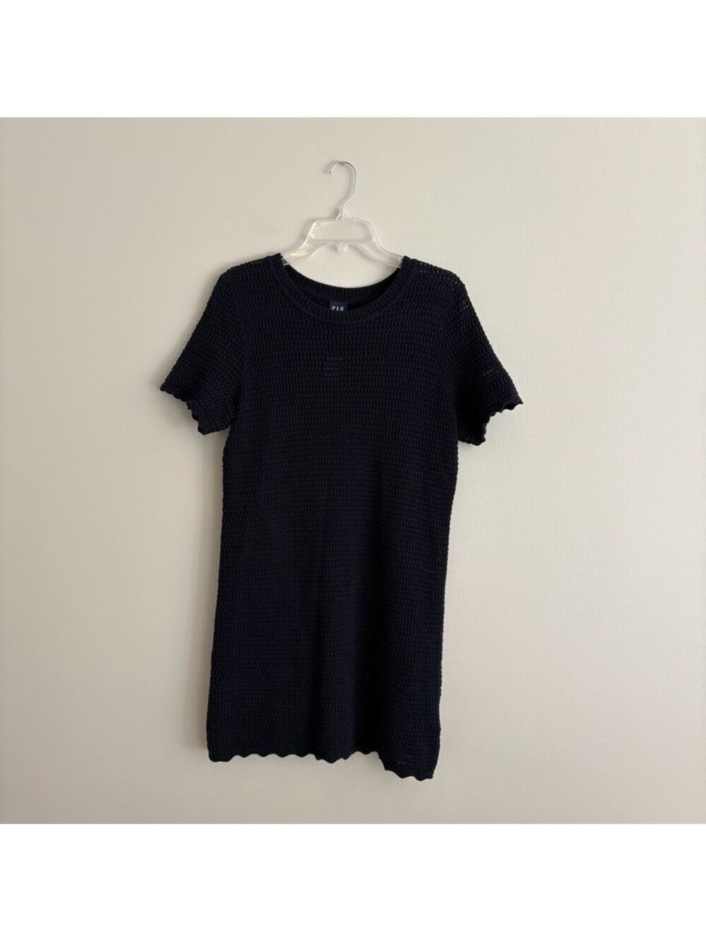 GAP Navy Crochet Mini Dress